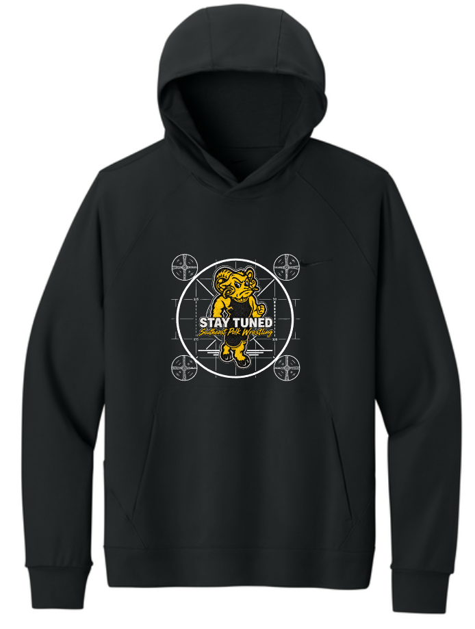 SE Polk Stay Tuned Wrestling Nike Hoodie (Adult Sizes Only)