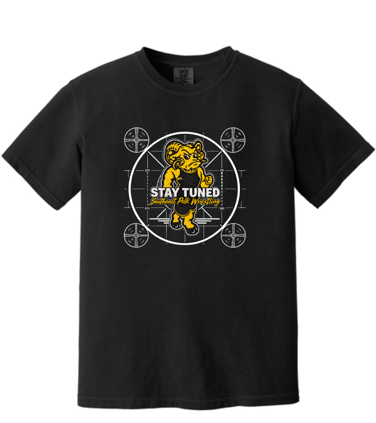 SE Polk Stay Tuned Wrestling Tee