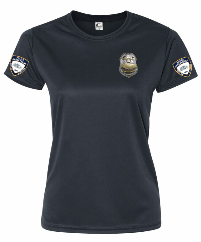 APD WOMENS CUT C2 Sport (Polyester Performance Type) OR Gildan Brand Softstyle midweight)