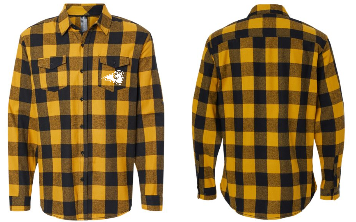 SEP Rams Flannel Button Up (Adult Sizes)