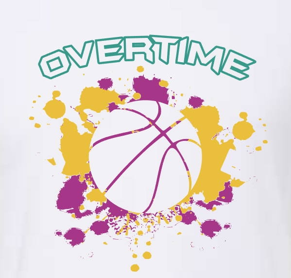 Overtime Bball Color Splat New colors (YOUTH)