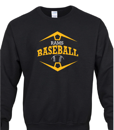 SEP Rams Bases Tee/Crew/hoodie (Adult and Youth)