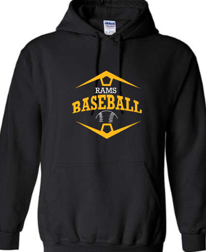 SEP Rams Bases Tee/Crew/hoodie (Adult and Youth)