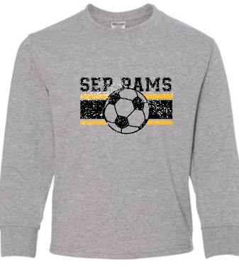 SEP RAMS Soccer Grunge Subli Tee/Crew/hoodie (Adult and Youth)